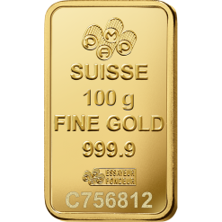 100g Gold Minted Bar PAMP Suisse Fortuna - Image 4