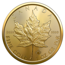 1 oz. 99.99% Pure Gold Coin Maple $50 - GML (Bullion) - Royal Canadian Mint