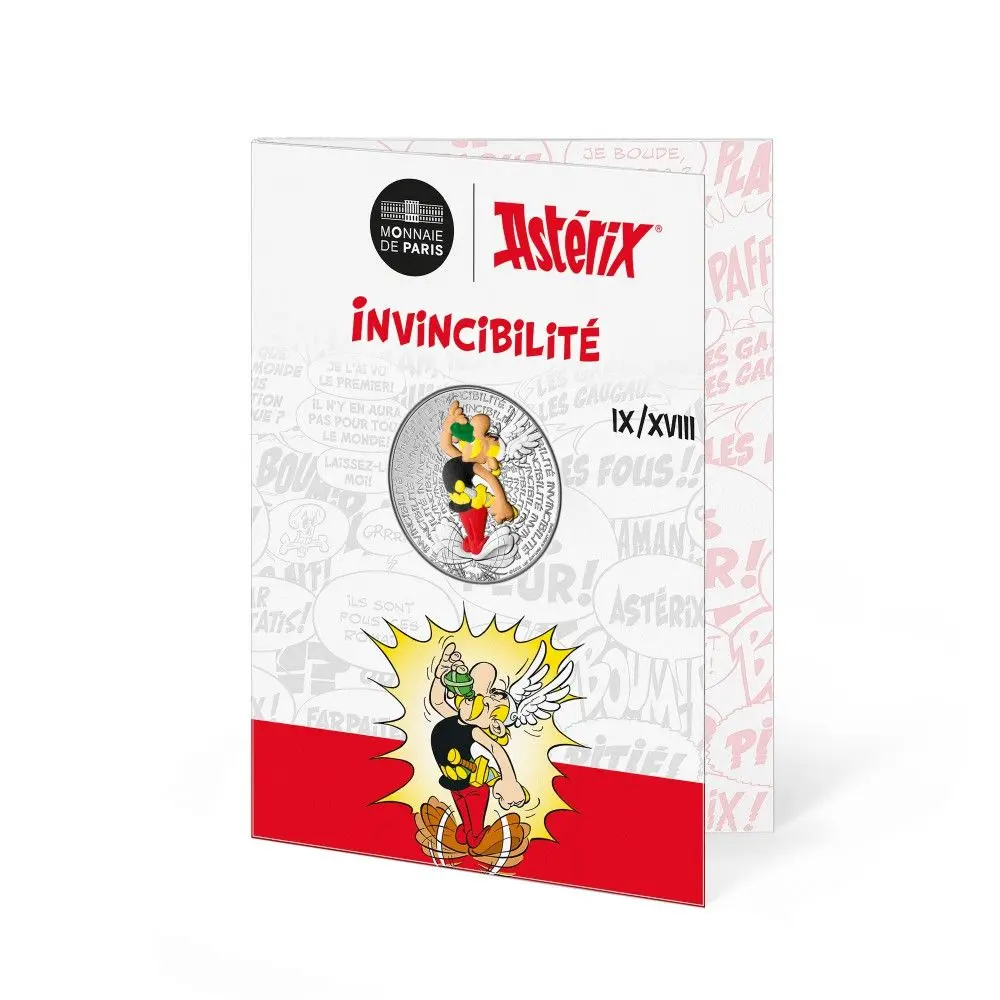 Asterix Invincibility - 10€ Silver Coin Coloured - 2022 - Image 3