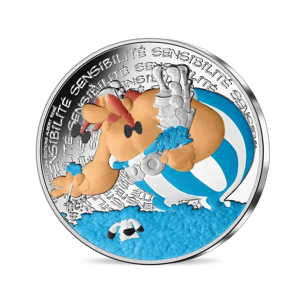 Asterix Sensitivity - 10€ Silver Coin Coloured - 2022