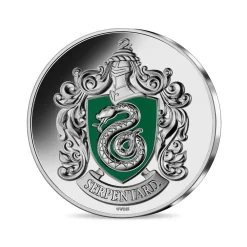 Harry Potter Slytherin - 10€ Silver colourised - 2022