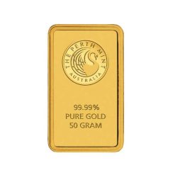 Alternative view of 50g Perth Mint Gold Minted Bar – Kangaroo