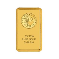 Alternative view of 5g Perth Mint Gold Minted Bar – Kangaroo