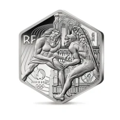 Olympic Games Paris 2024 - 10€ Silver Hexagonal Coin Hercule