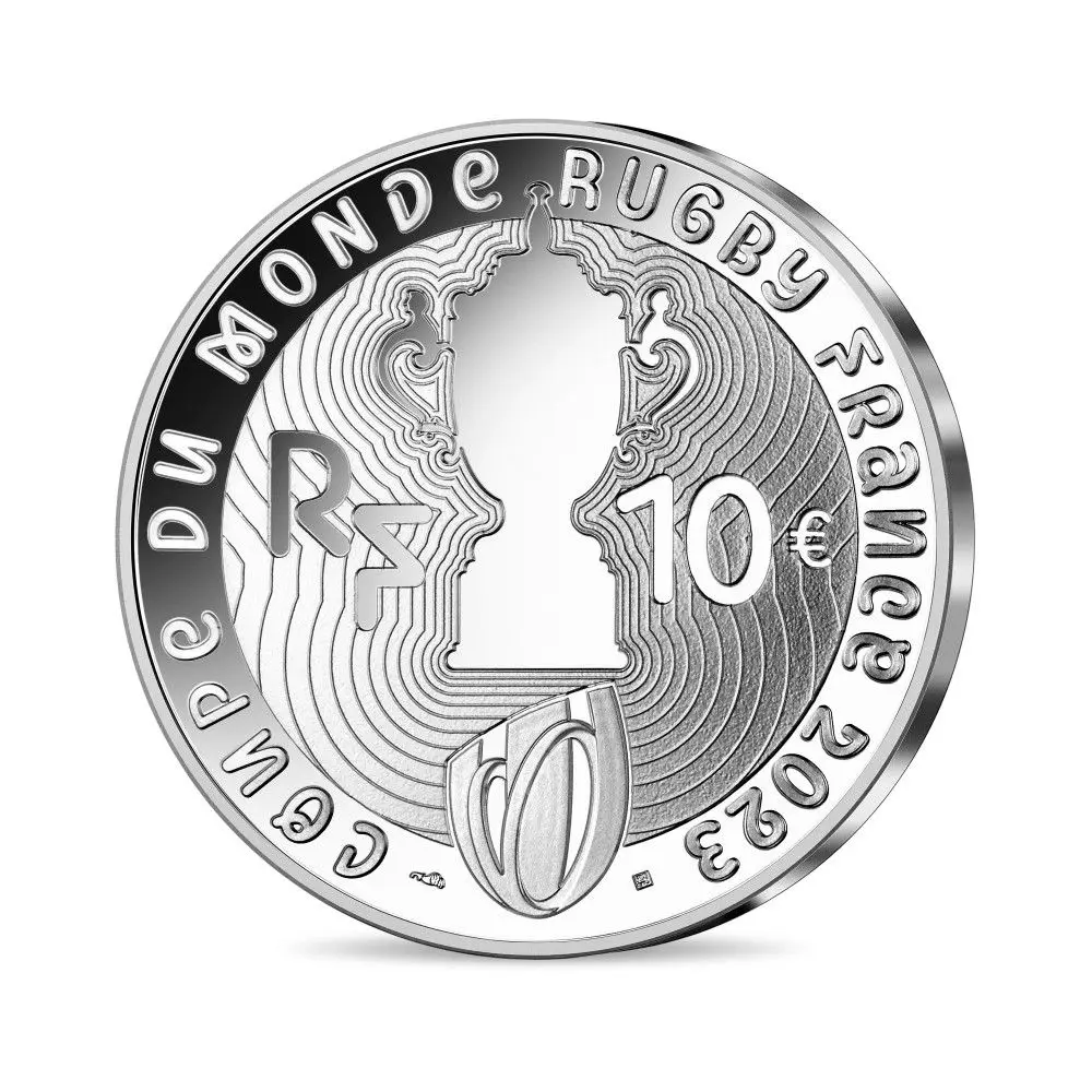 Rugby World Cup France 2023 10€ silver Coin - 2022