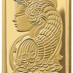 Alternative view of 50g Gold Minted Bar PAMP Suisse Fortuna