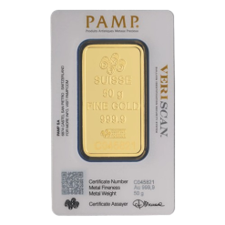 50g Gold Minted Bar PAMP Suisse Fortuna - Image 3