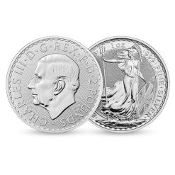 1oz Silver Bullion Coin - Britannia (King/Queen - Various Years)