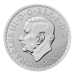 Alternative view of 1oz Silver Bullion Coin - Britannia (King/Queen - Various Years)