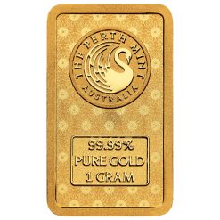 Alternative view of Lakshmi 1g Gold Minted Bar