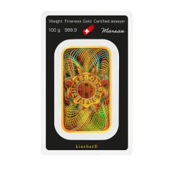 100g Minted Gold Bar – Argor-Heraeus Kinebar 999.9