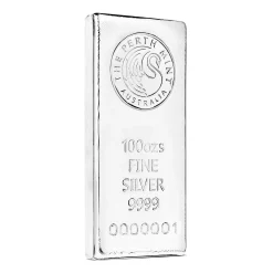 The Perth Mint 100oz Silver Cast Bar - Image 4